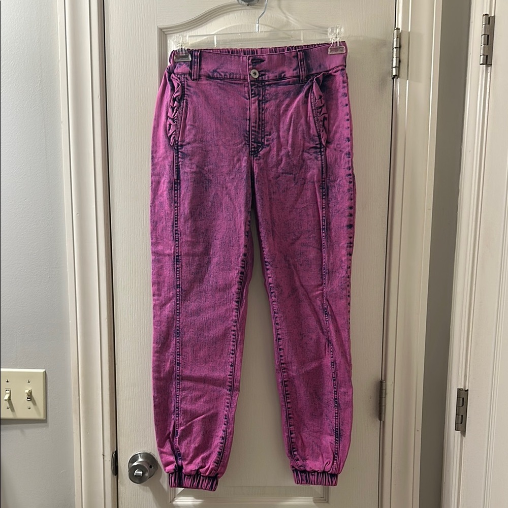 INC International Concepts Pink Ankle Cropped Jeans